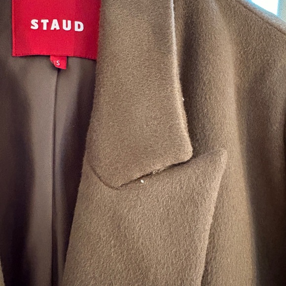 Staud Serge Wool blend Overcoat - Picture 2 of 5